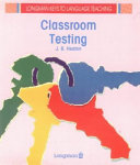 Copertina  Classroom testing