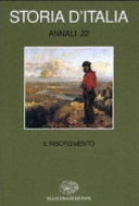 Copertina  Storia d'Italia. Annali : 22 : Il Risorgimento