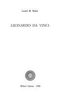 Copertina  Leonardo da Vinci
