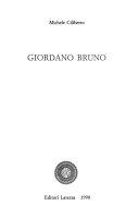 Copertina  Giordano Bruno
